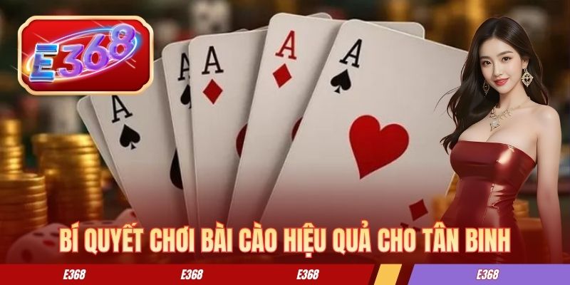 Bí quyết chơi bài cào hiệu quả cho tân binh
