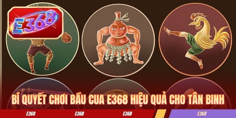 Bí quyết chơi bầu cua E368 hiệu quả cho tân binh