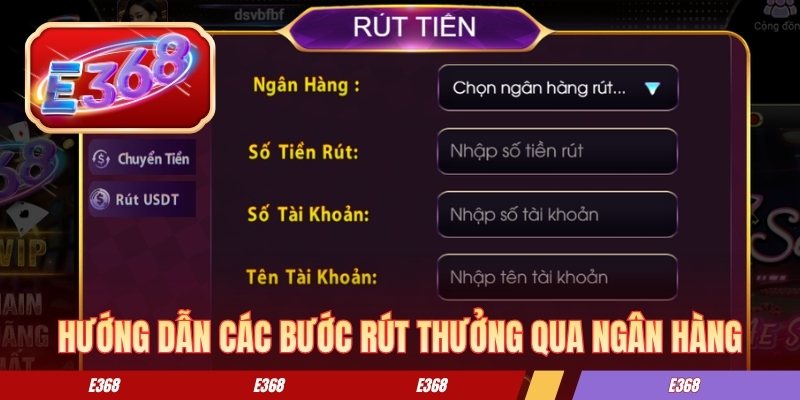 Hướng dẫn các bước rút thưởng qua ngân hàng